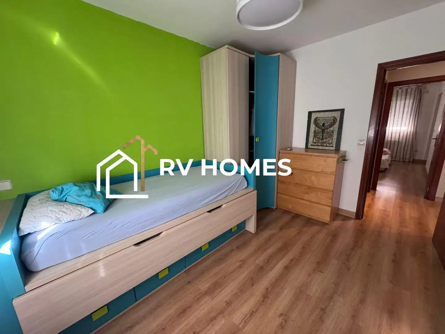 Schlafzimmer von Einfamilien-Reihenhaus zur Miete in Cáceres mit Klimaanlage, Heizung und Abstellraum