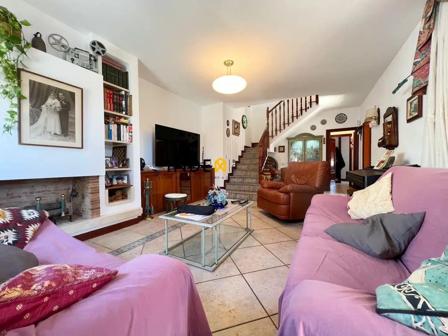 Living room of Houses for sale in Calafell  with Air Conditioner, Private garden and Terrace