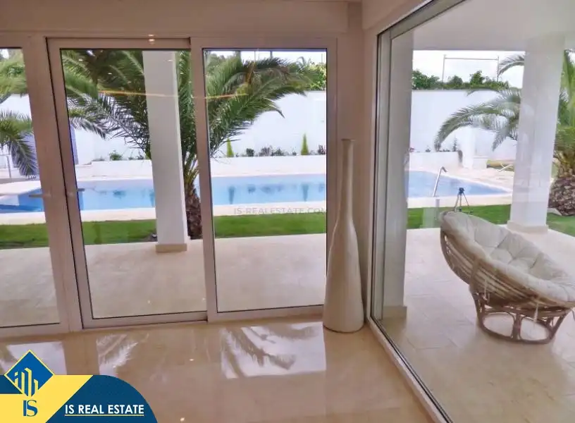 Piscina de Casa o xalet en venda en Alicante / Alacant amb Terrassa, Moblat i Piscina comunitària