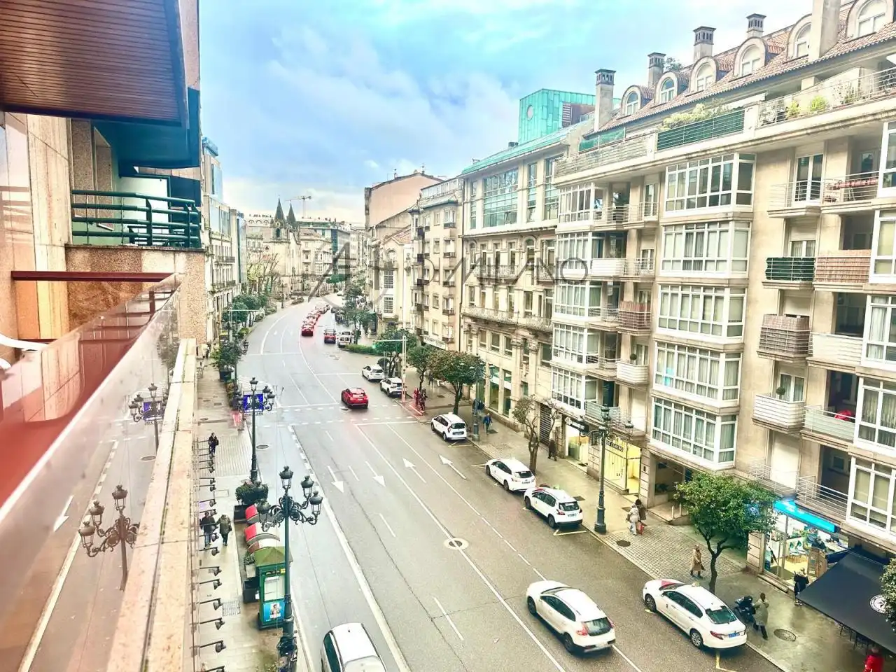 Vista exterior de Piso en venta en Vigo  con Calefacción, Parquet y Trastero
