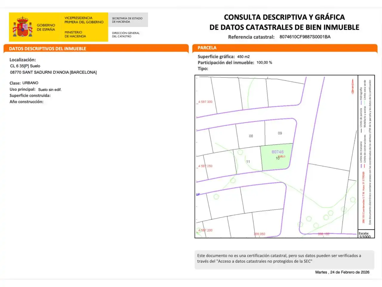 Residencial en venta en Sant Sadurní d'Anoia