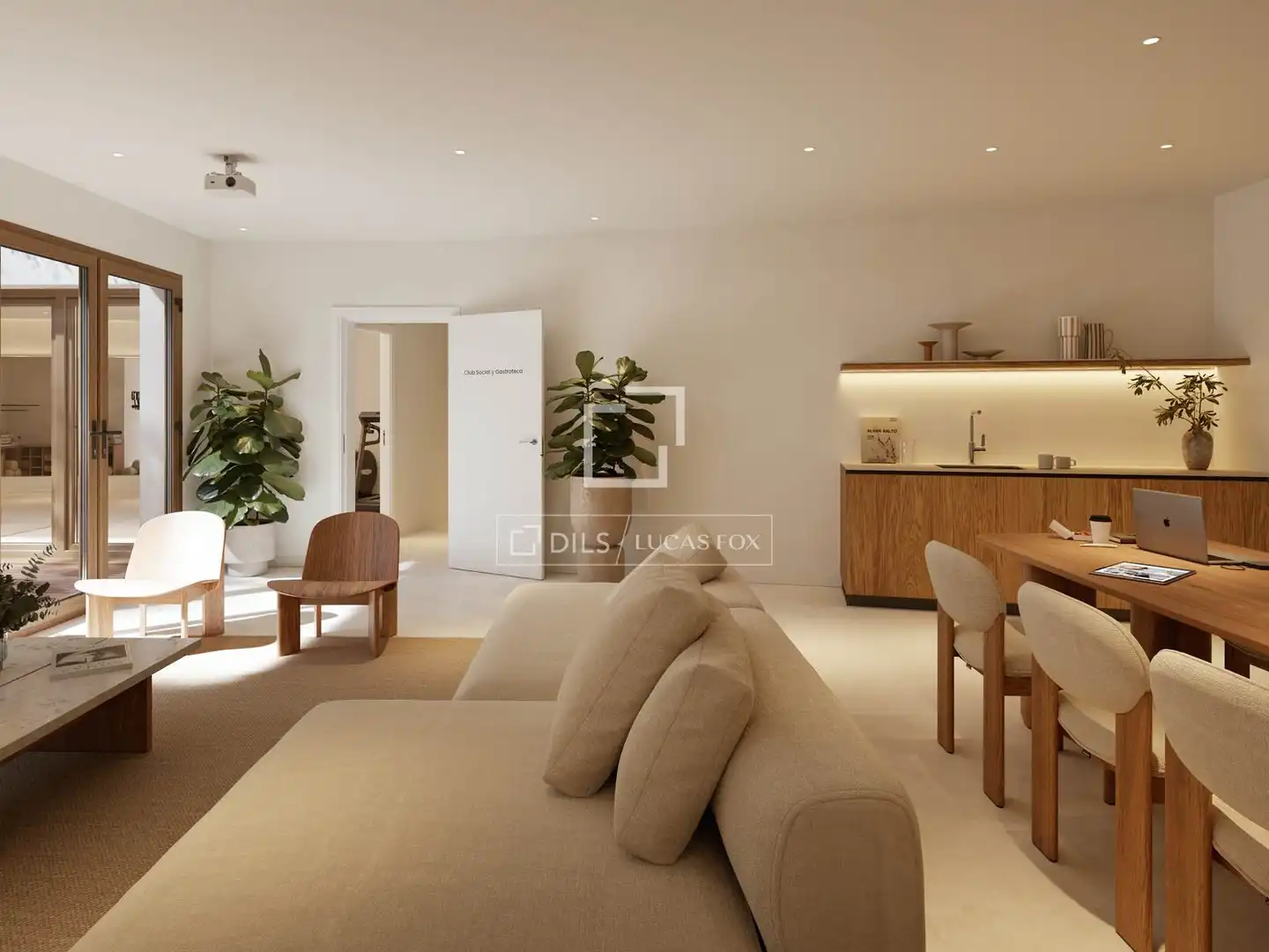 Living room of Flat for sale in Benicasim / Benicàssim  with Air Conditioner, Private garden and Terrace