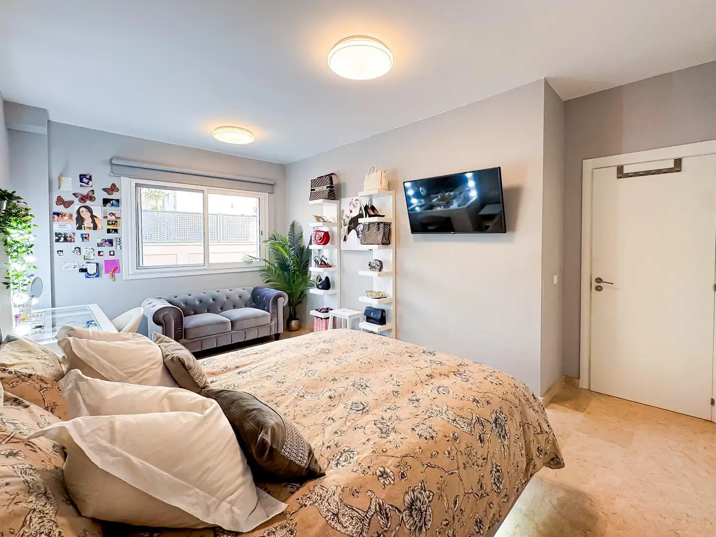 Bedroom of Houses for sale in Santiago del Teide  with Air Conditioner, Private garden and Terrace