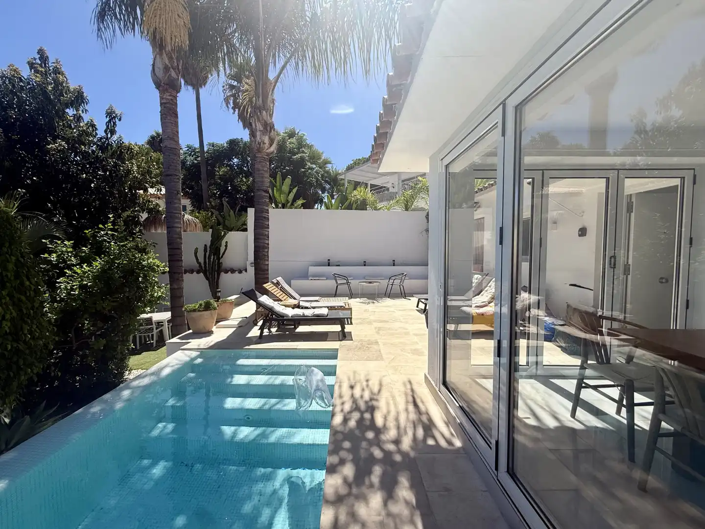 Terraza de Casa o chalet en venta en Marbella con Aire acondicionado, Jardín privado y Terraza