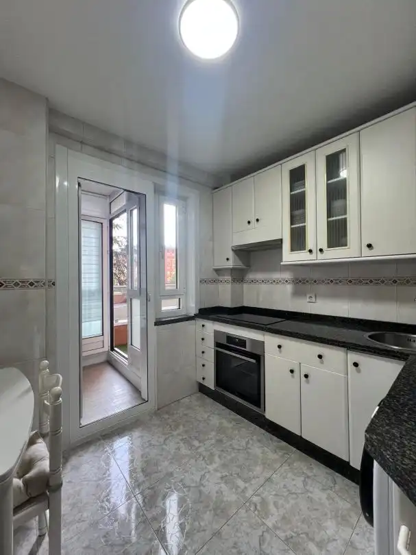 Kitchen of Flat for rent in Gijón   with Heating and Terrace