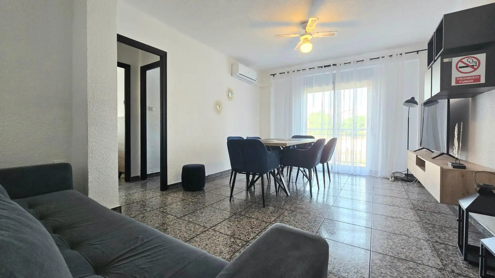 Sala d'estar de Pis en venda en Gandia amb Terrassa i Balcó