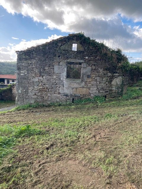 Exterior view of Country house for sale in Coristanco  with Private garden