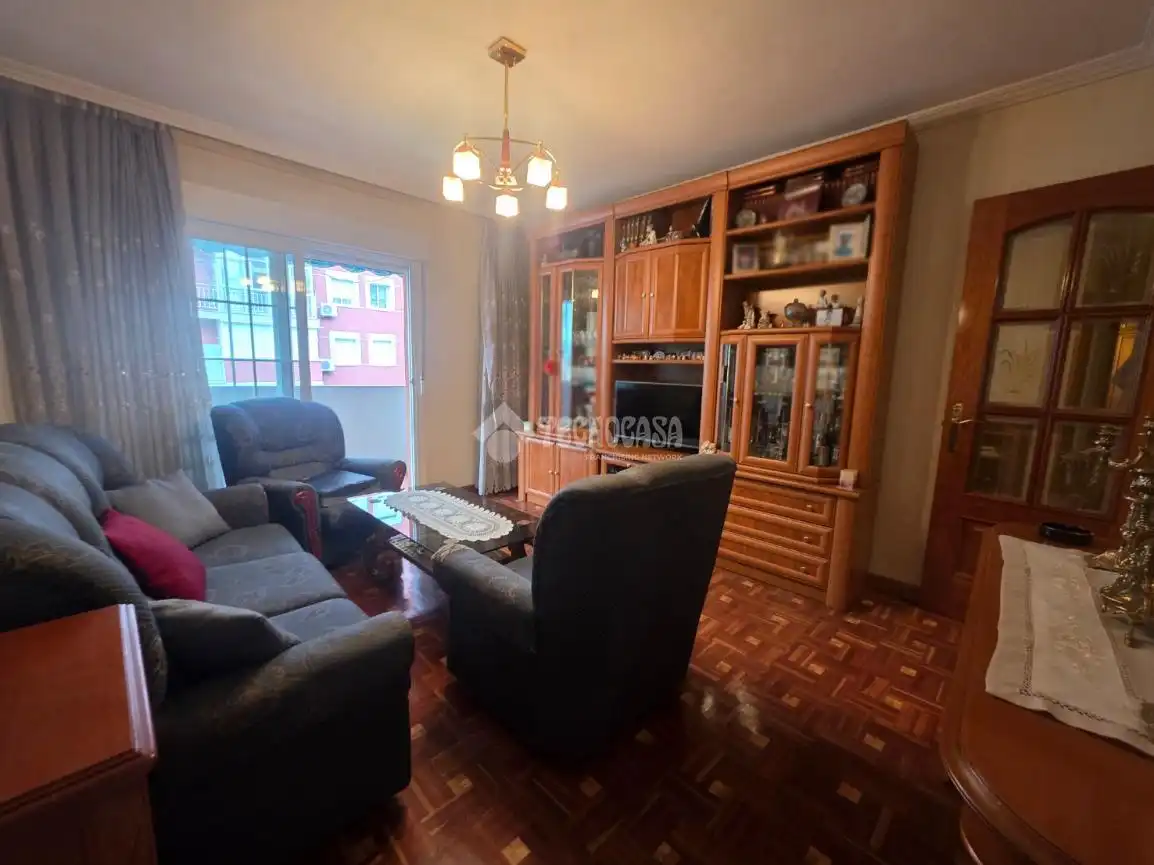 Wohnzimmer von Wohnung zum Verkauf in Alcorcón mit Heizung, Parkett und Terrasse