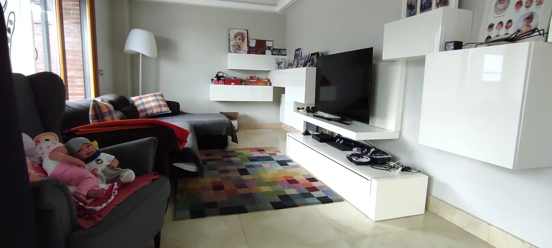 Living room of Flat for sale in Ortuella  with Heating, Terrace and Storage room