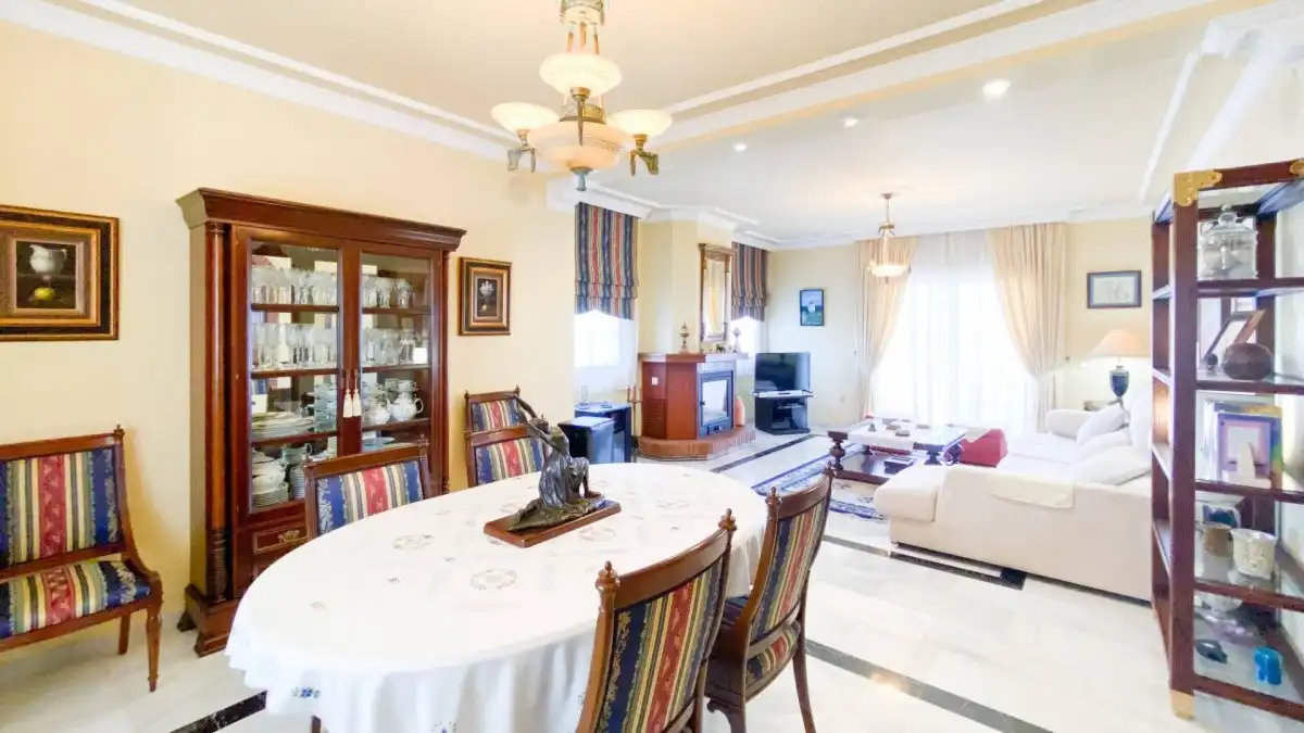 Comedor de Casa o chalet en venta en Mijas con Calefacción, Jardín privado y Terraza