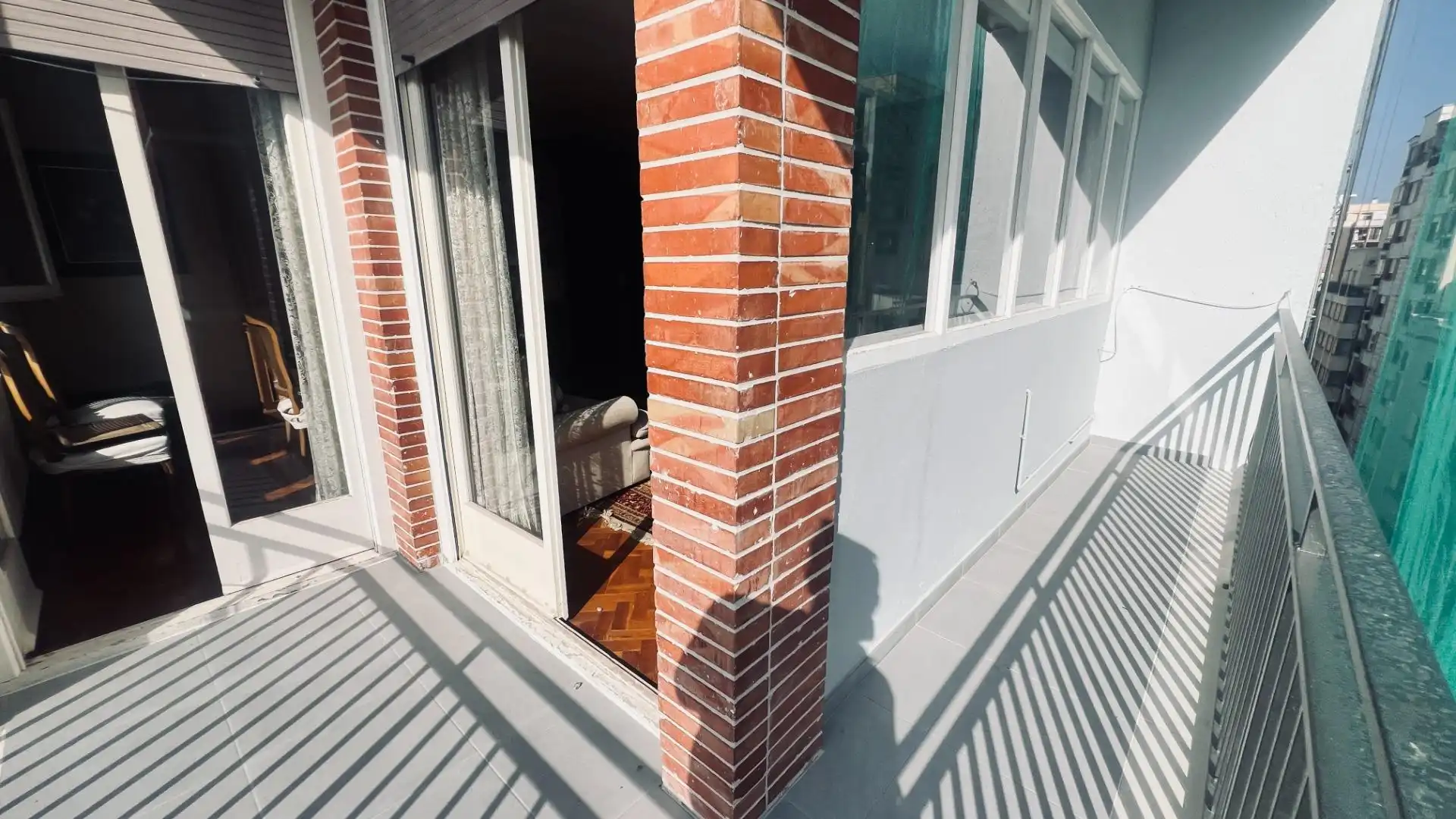 Terrasse von Wohnung zum Verkauf in Castellón de la Plana / Castelló de la Plana mit Parkett und Balkon