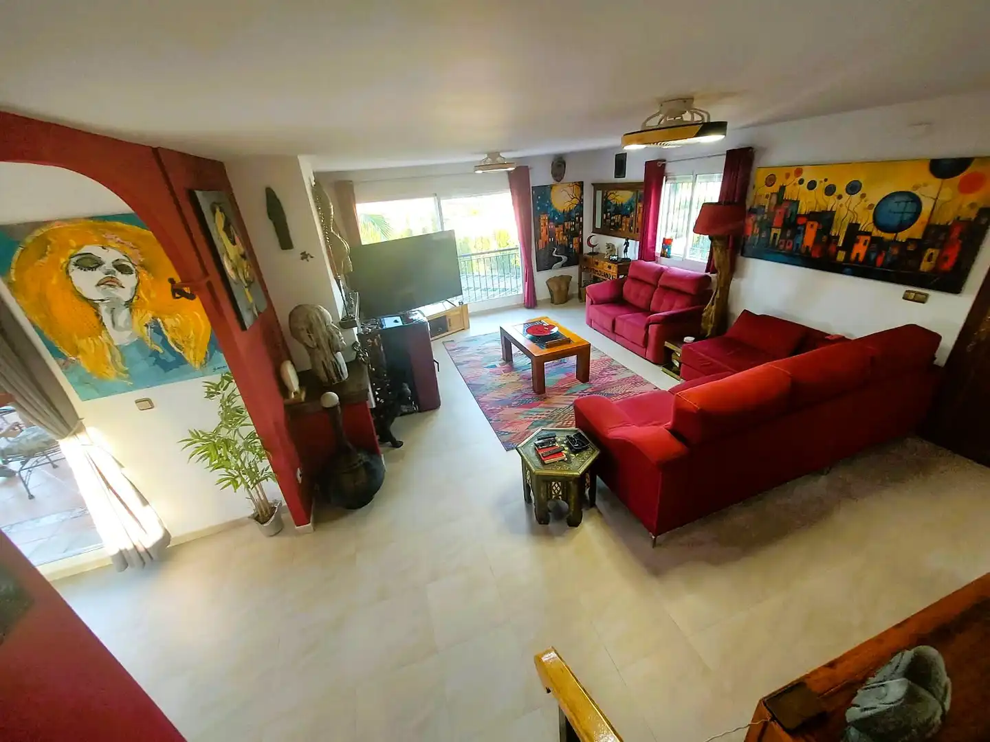 Sala de estar de Casa o chalet en venta en Calasparra con Jardín privado y Piscina