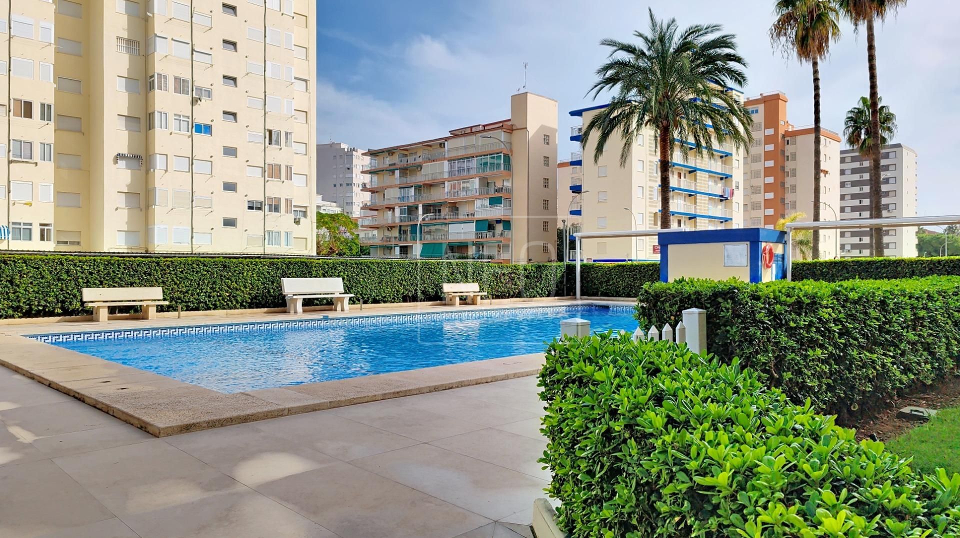 Swimming pool of Flat for sale in Gandia  with Air Conditioner, Private garden and Terrace