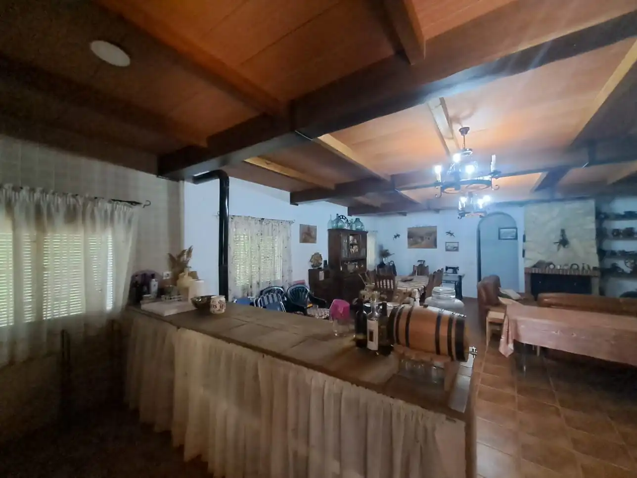 Menjador de Casa o xalet en venda en Alcaracejos amb Piscina i Moblat