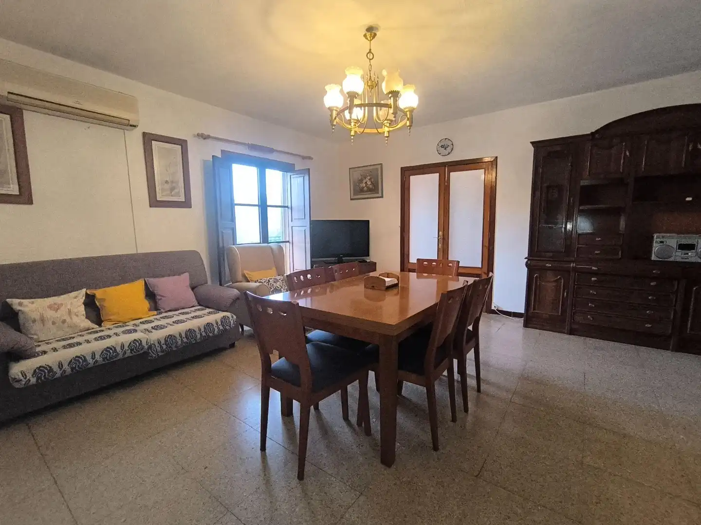Dining room of Country homes for sale in Sant Joan  with Air Conditioner, Private garden and Terrace