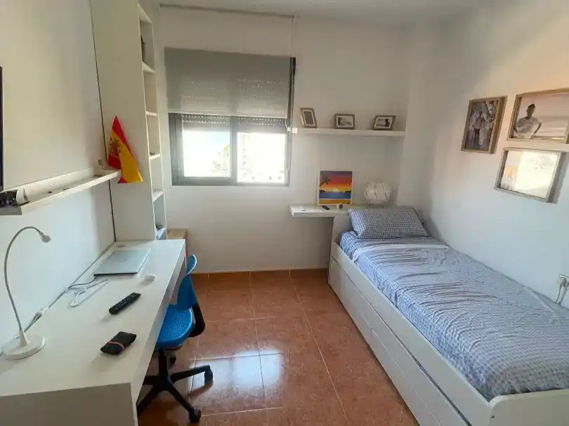Bedroom of Flat for rent in El Campello  with Air Conditioner, Swimming Pool and Furnished