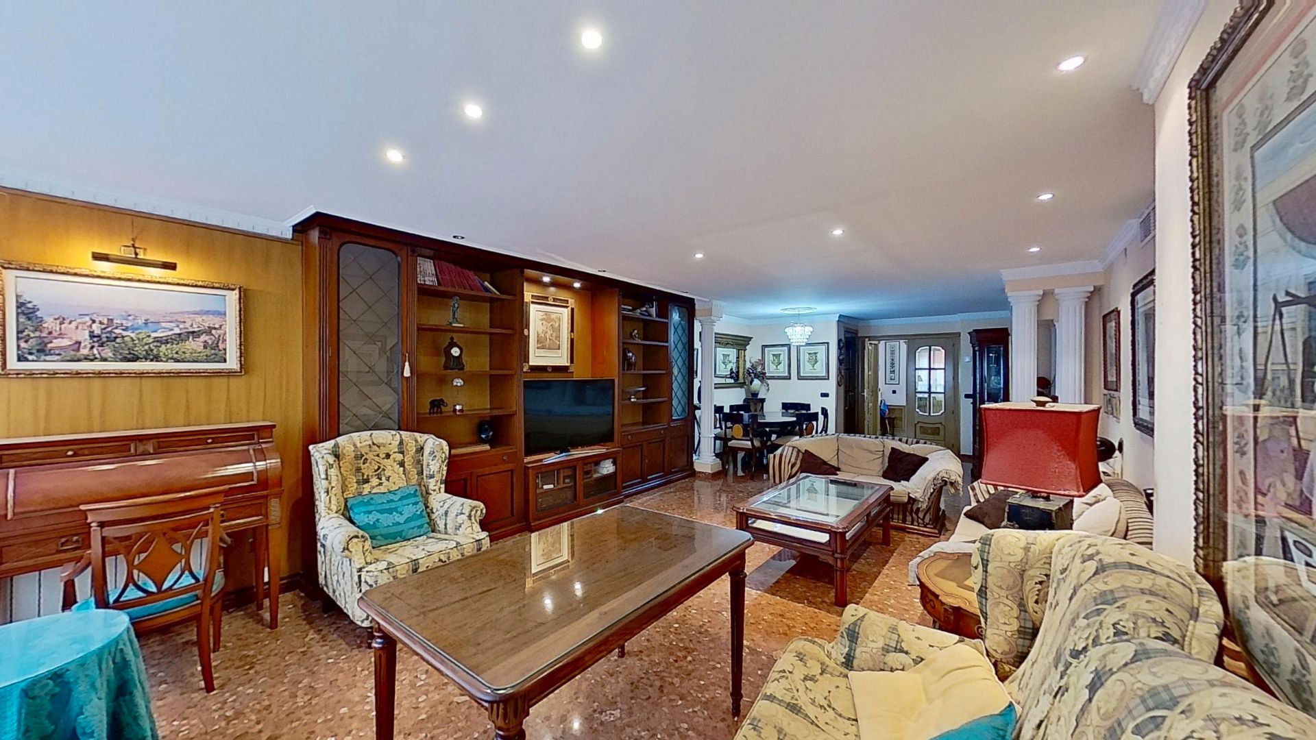 Living room of Flat for sale in Málaga Capital  with Air Conditioner and Furnished