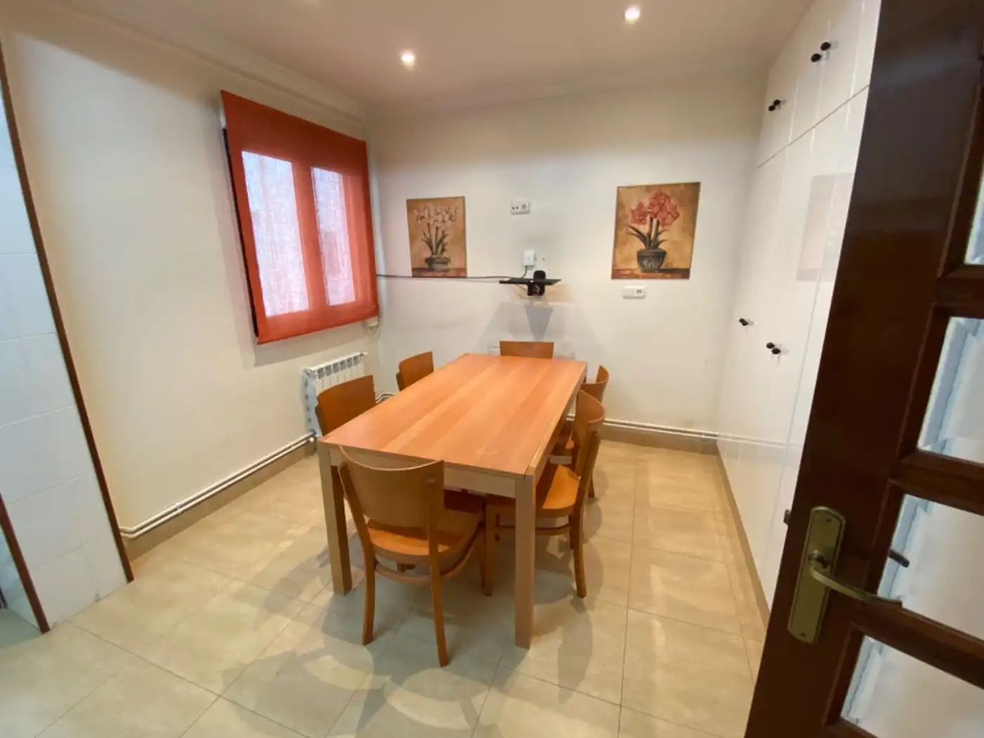 Dining room of Flat for rent in Santiago de Compostela   with Heating and Furnished