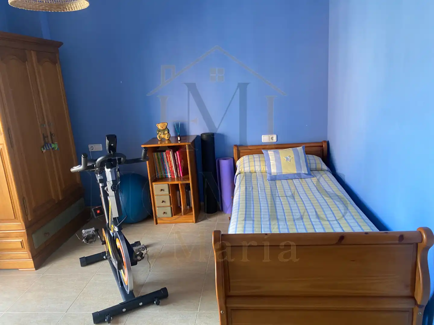 Schlafzimmer von Haus oder Chalet zum Verkauf in Elche / Elx mit Klimaanlage, Privatgarten und Terrasse