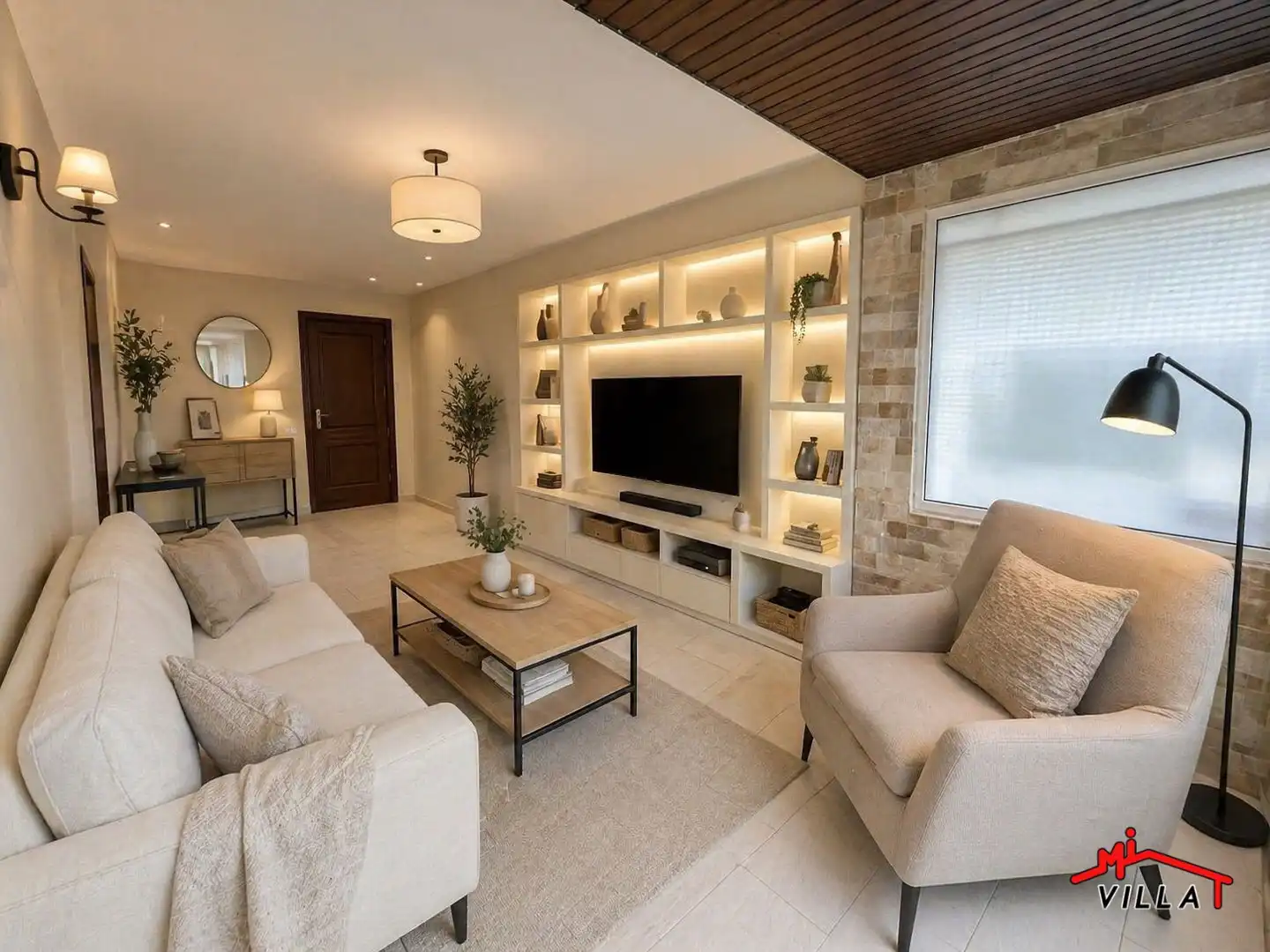 Sala de estar de Piso en venta en Laredo con Terraza