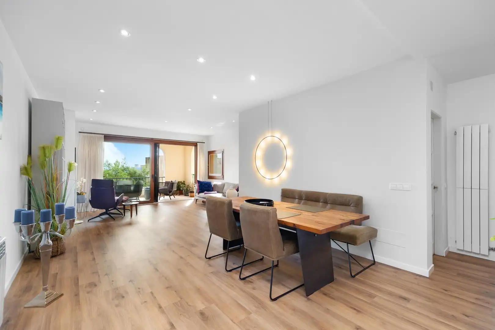 Comedor de Piso en venta en  Palma de Mallorca con Calefacción, Parquet y Terraza