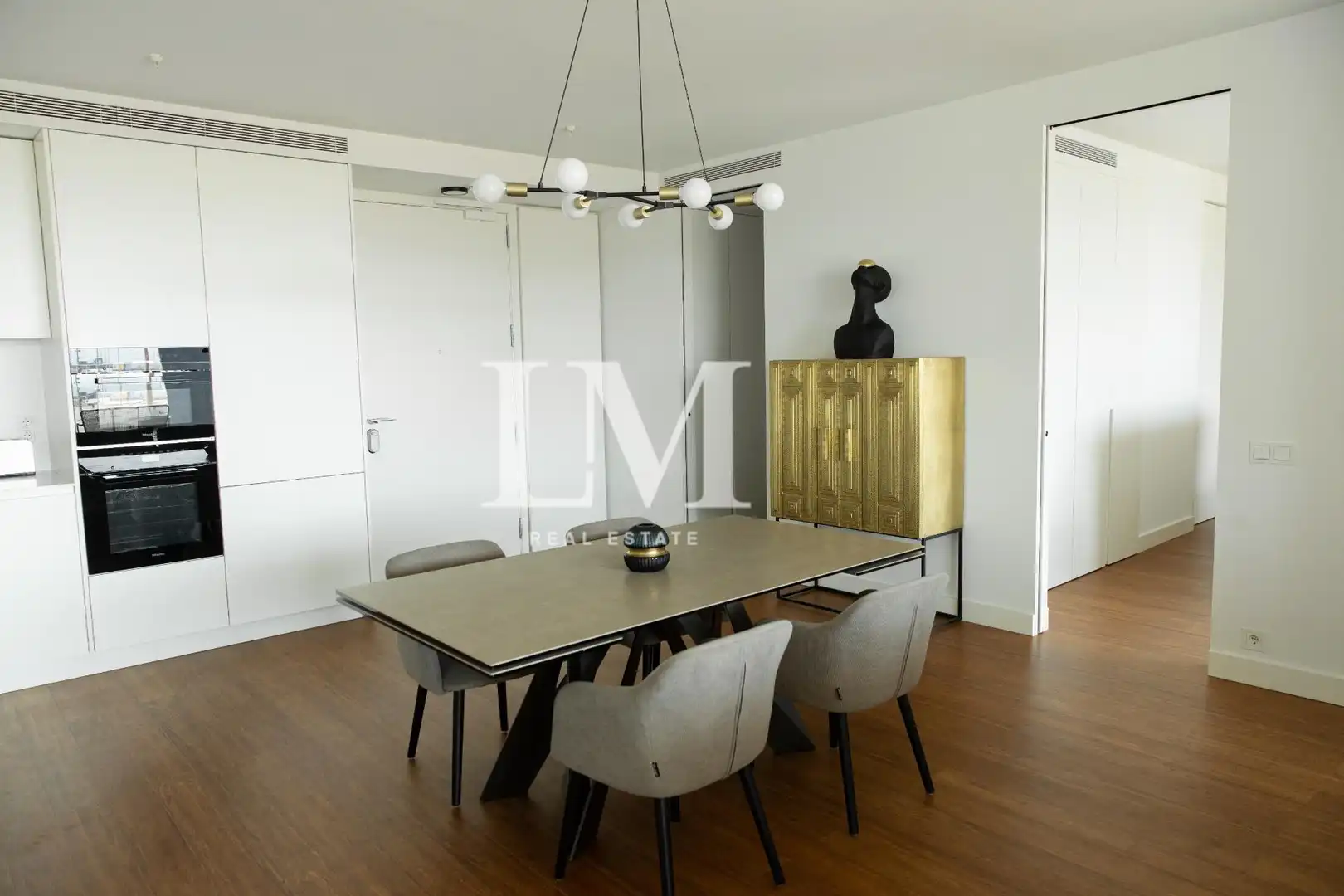 Dining room of Apartments for rent in Barcelona  with Air Conditioner, Private garden and Terrace