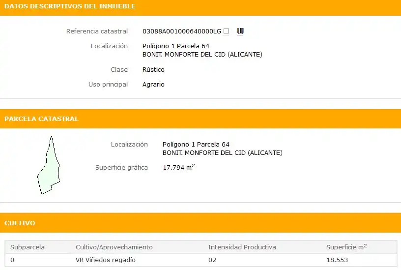 Rustikales Grundstück zum Verkauf in Monforte del Cid, imagen 4
