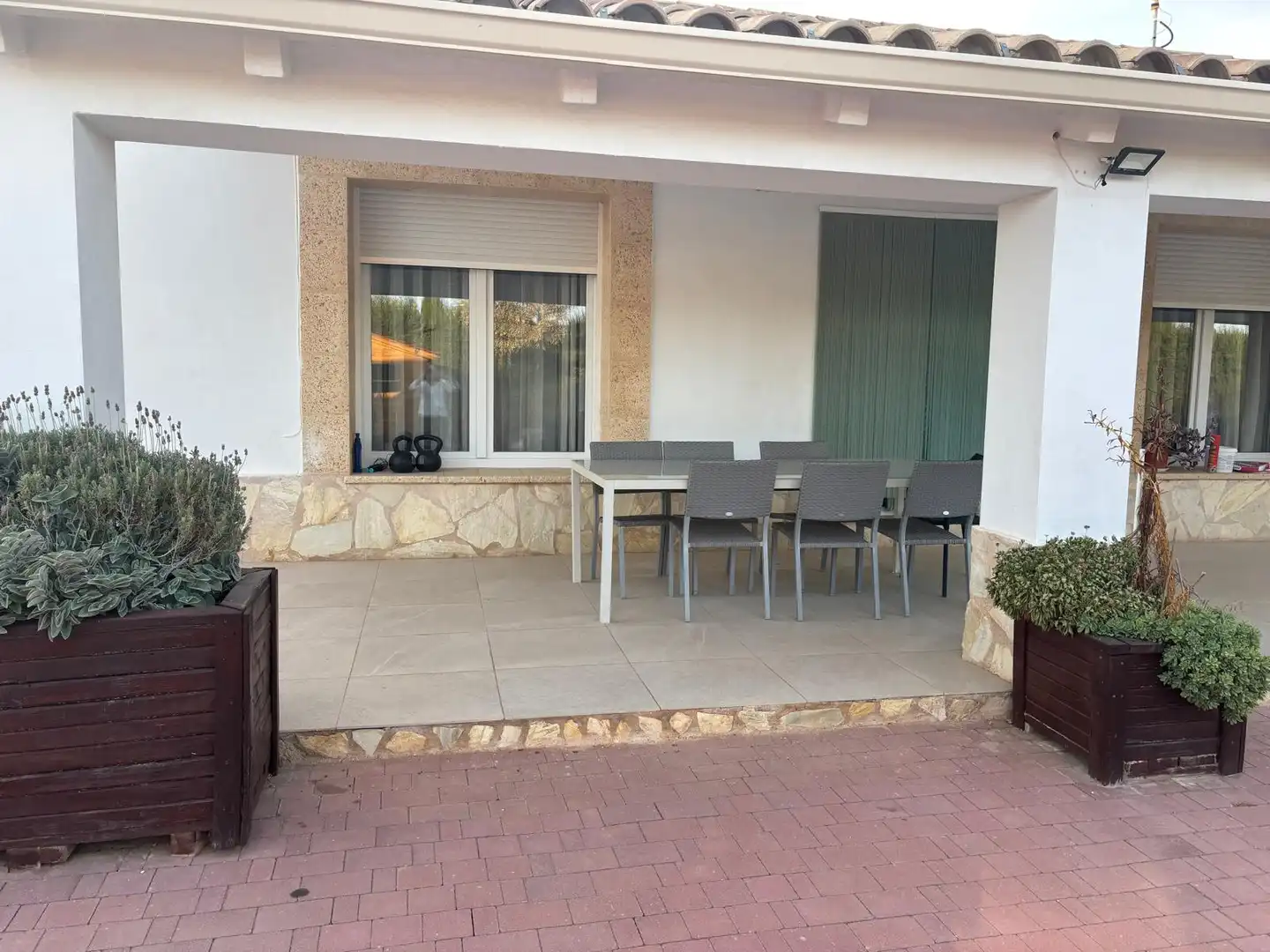 Terraza de Casa o chalet en venta en Villarrobledo con Aire acondicionado, Calefacción y Jardín privado