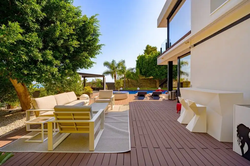 Terraza de Casa o chalet en venta en Altea con Aire acondicionado, Calefacción y Jardín privado