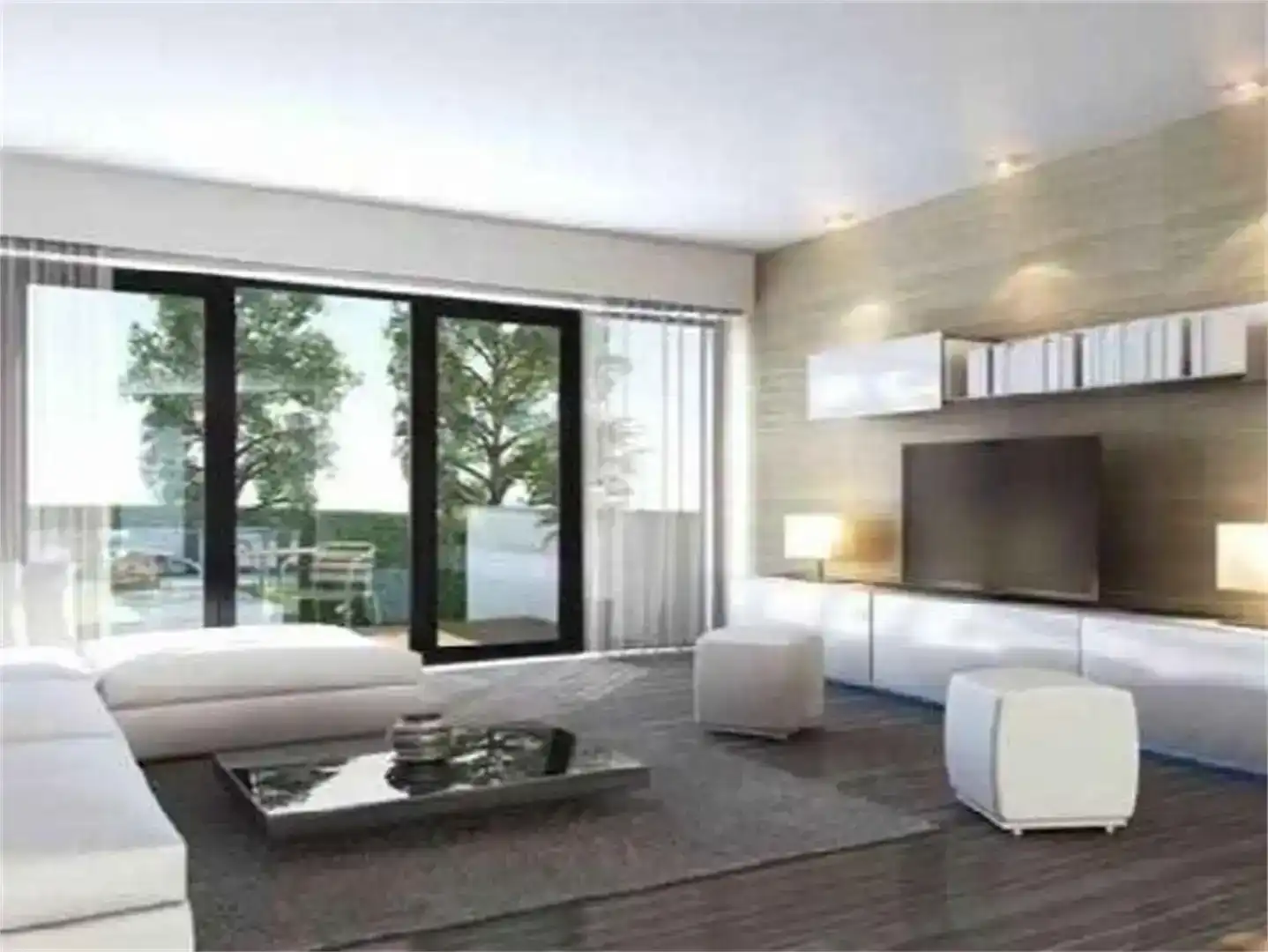 Sala de estar de Casa o chalet en venta en Brión con Jardín privado y Parquet