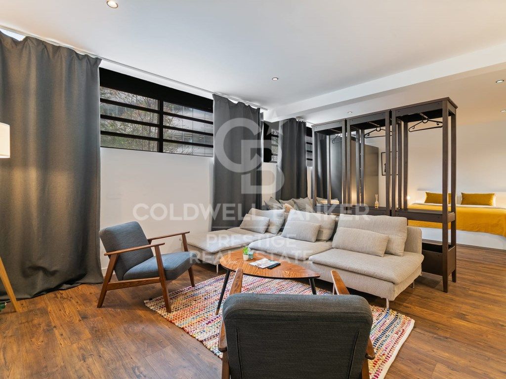 Living room of Loft for sale in  Barcelona Capital  with Community pool
