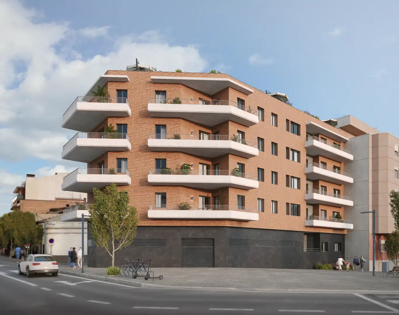 Vista exterior de Piso en venta en Montcada i Reixac con Trastero y Piscina comunitaria
