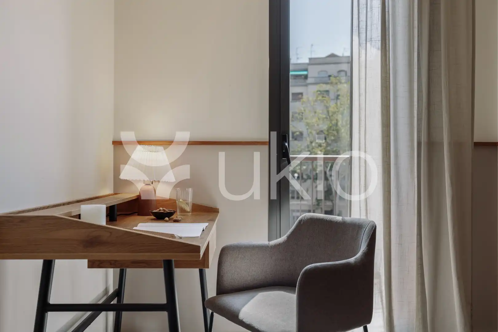 Bedroom of Apartments for rent in Barcelona  with Air Conditioner, Heating and Parquet flooring