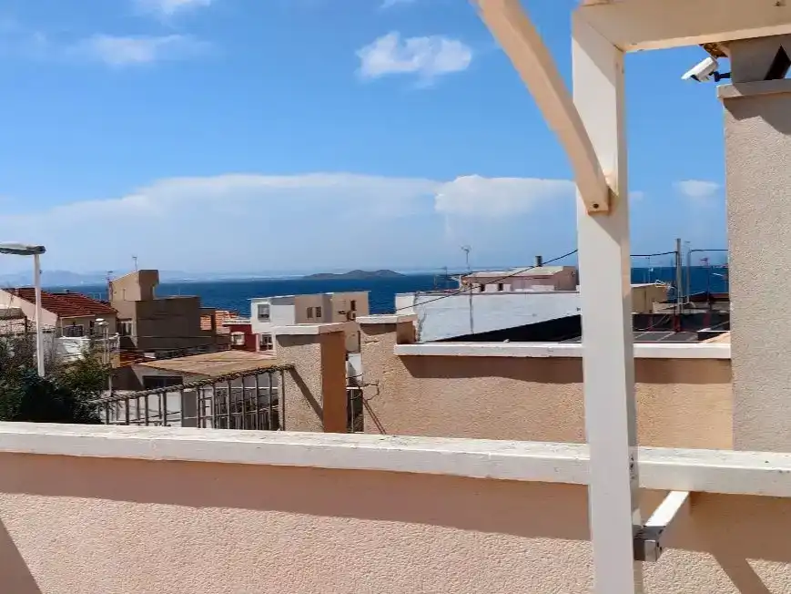 Terrasse von Wohnung zur Miete in Cartagena mit Klimaanlage, Schwimmbad und Balkon