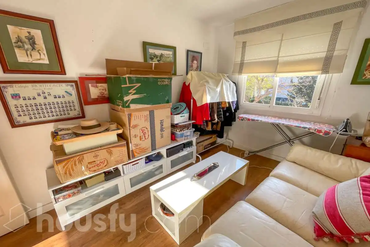 Sala d'estar de Casa o xalet en venda en Bormujos amb Aire condicionat, Jardí privat i Terrassa