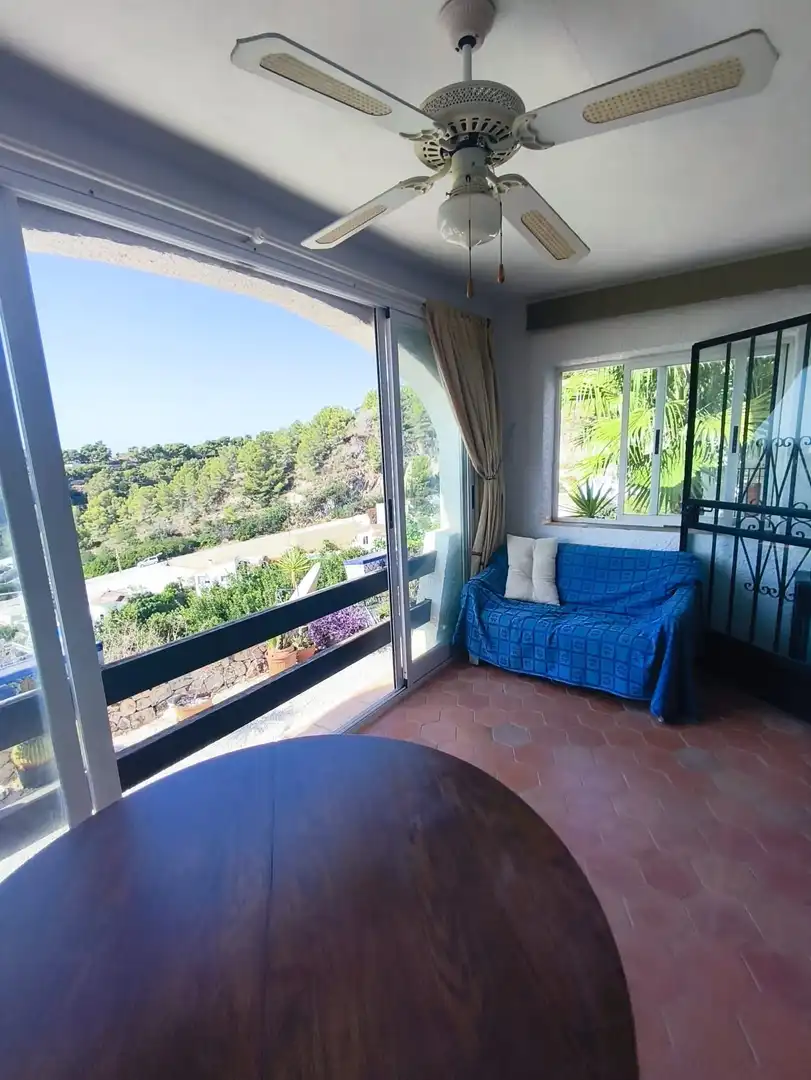 Balcony of Houses for sale in Benissa  with Air Conditioner