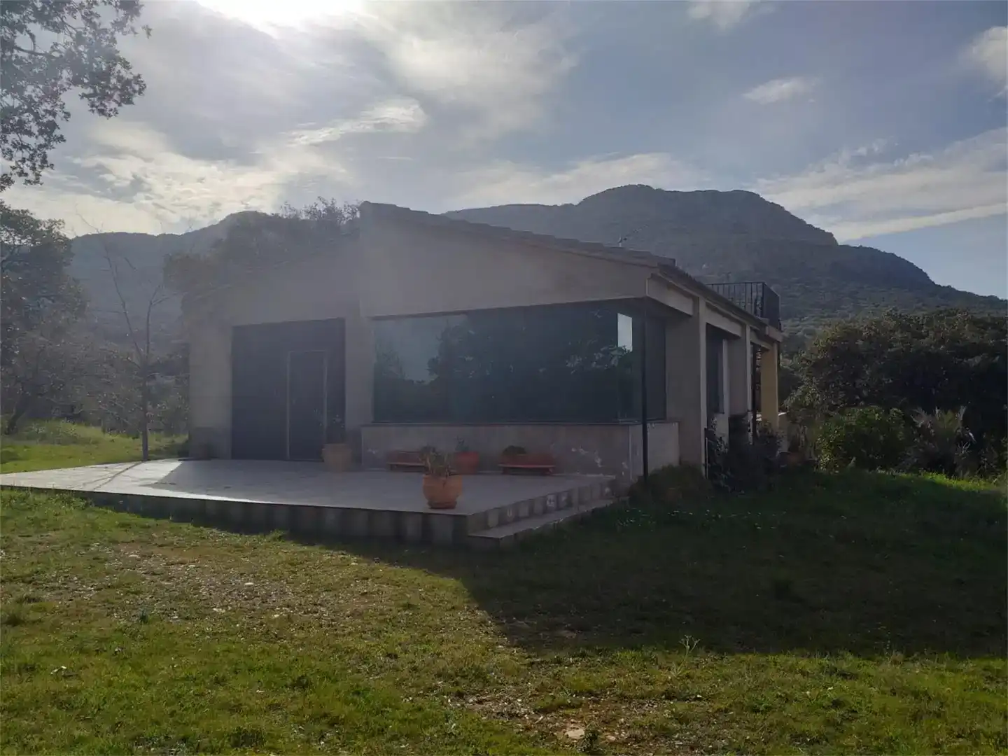 Vista exterior de Finca rústica en venda en Hornachos amb Balcó