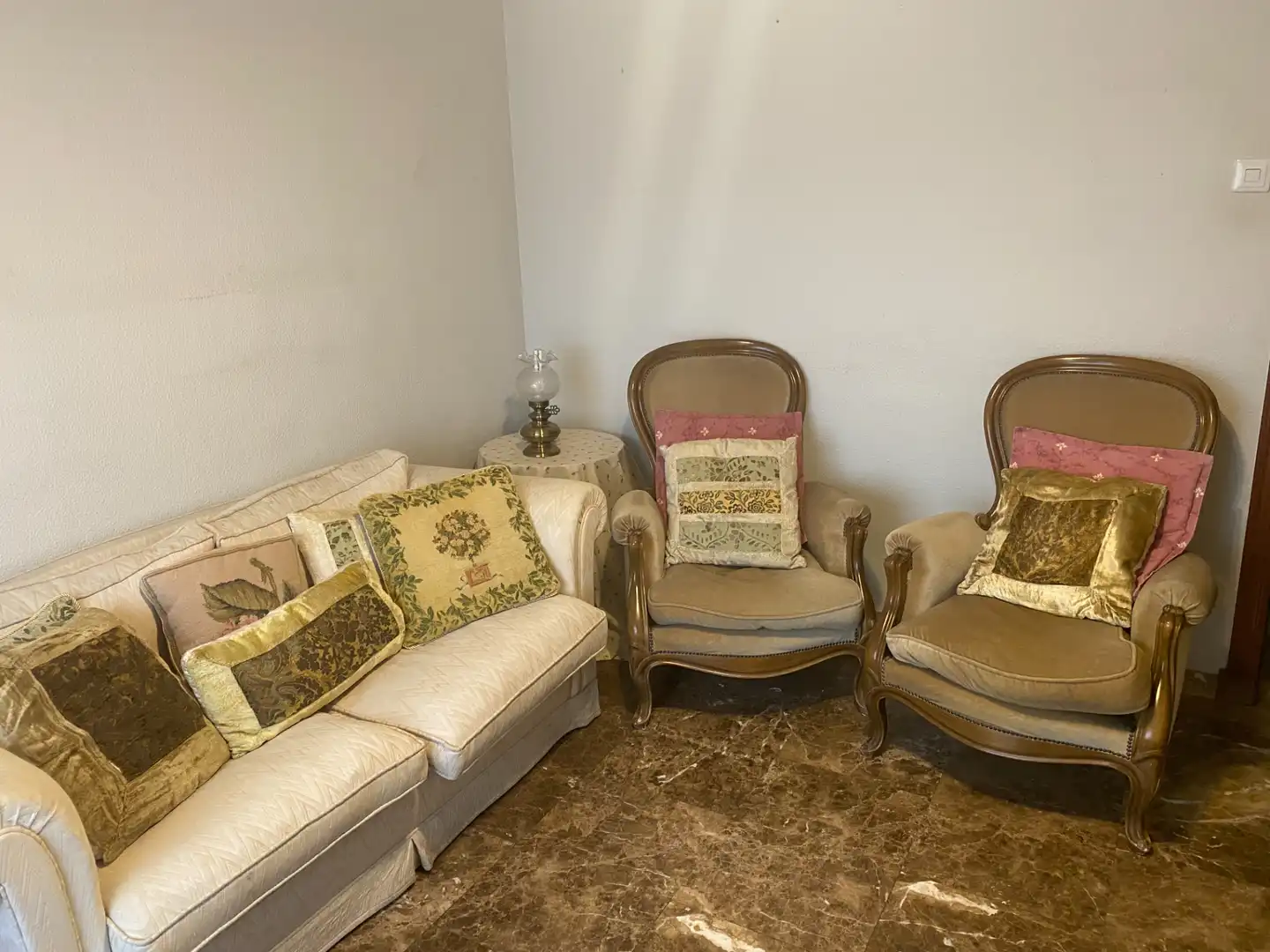 Sala de estar de Piso en venta en Huesca con Calefacción, Terraza y Trastero