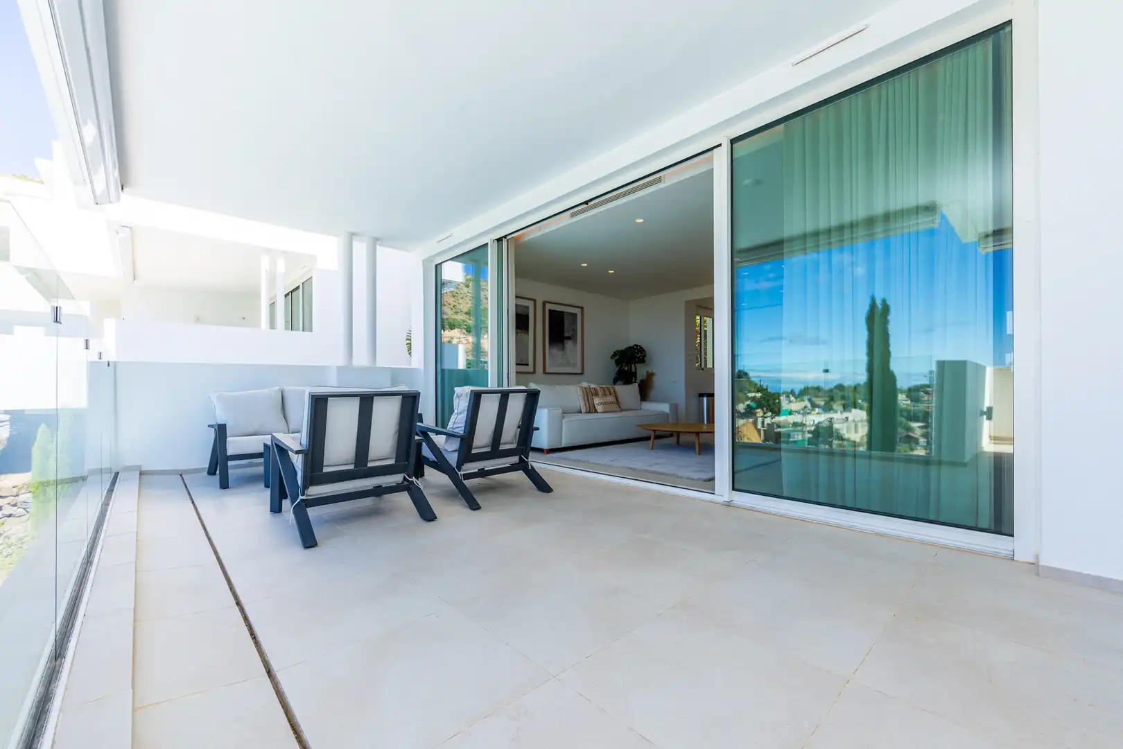 Terraza de Planta baja en venta en Ojén con Aire acondicionado, Terraza y Piscina