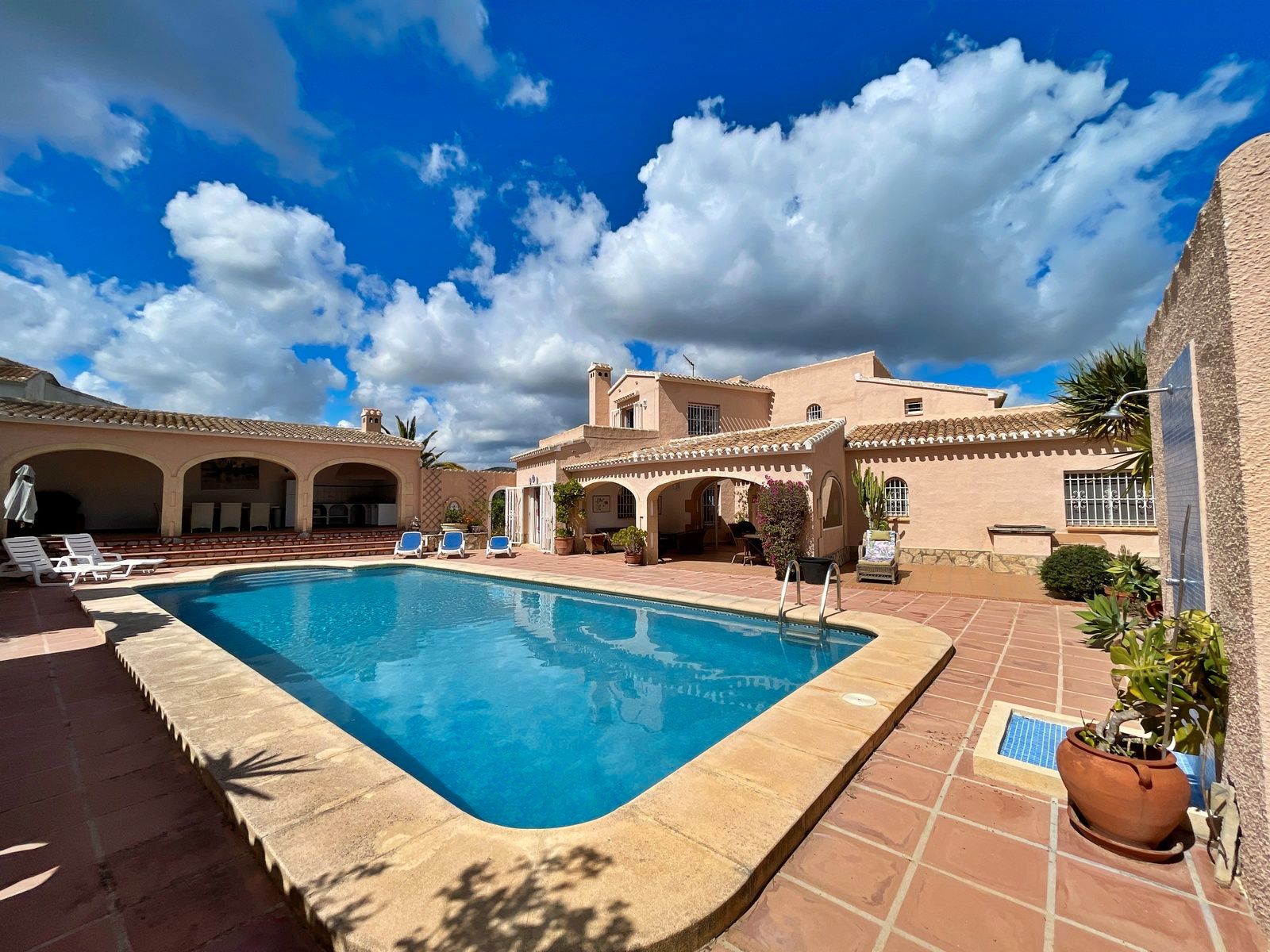 Piscina de Casa o xalet en venda en Benitachell / El Poble Nou de Benitatxell amb Aire condicionat, Calefacció i Jardí privat