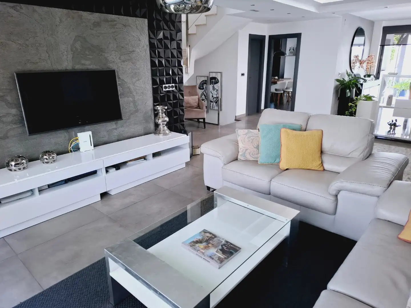 Living room of Houses for rent in La Zubia  with Air Conditioner, Heating and Private garden