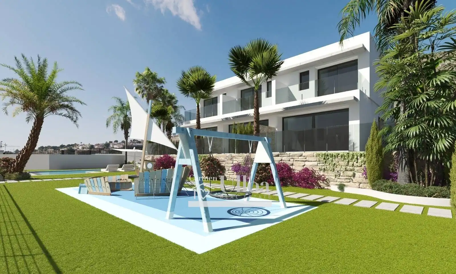 Adossat amb piscina en venda a Golf Bahía