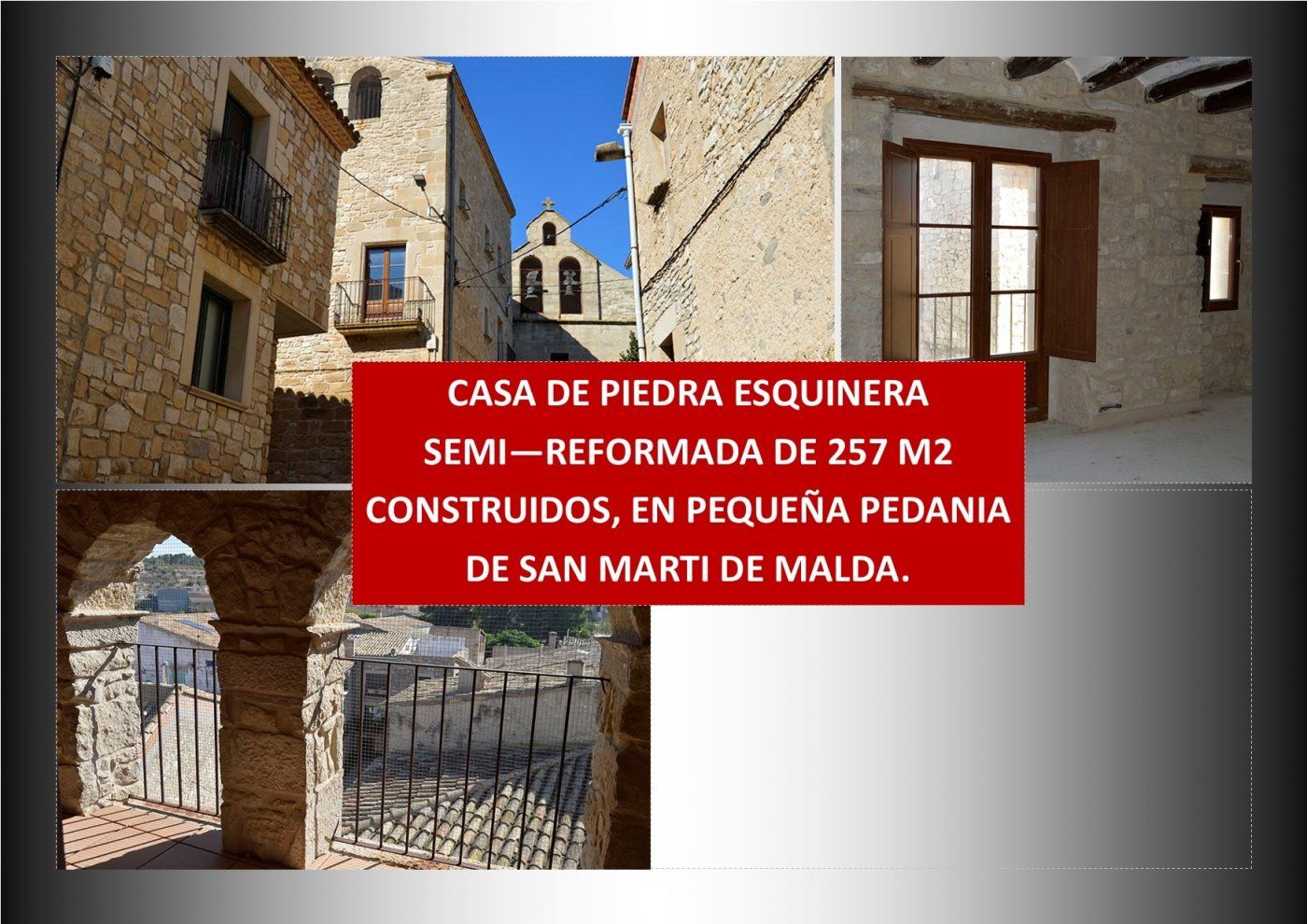 Vista exterior de Casa o xalet en venda en Sant Martí de Riucorb amb Calefacció, Terrassa i Traster