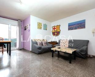 Living room of Flat for sale in  Barcelona Capital  with Heating and Balcony