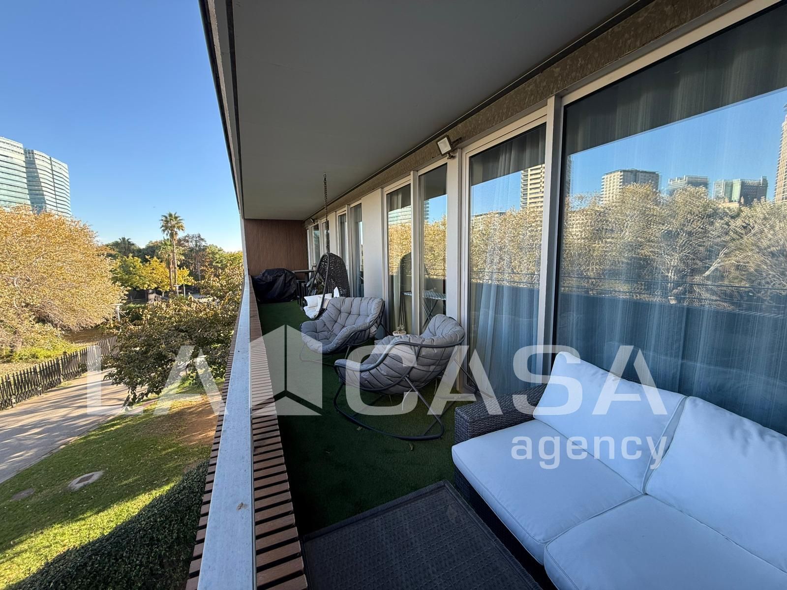 Terrace of Flat for sale in  Barcelona Capital  with Terrace and Swimming Pool