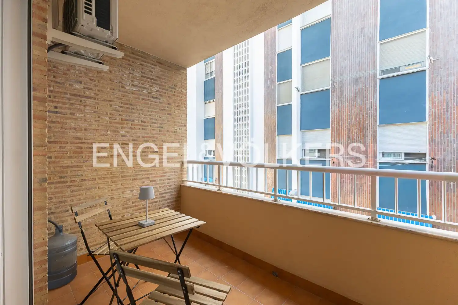 Terraza de Piso de alquiler en Sagunto / Sagunt con Aire acondicionado, Calefacción y Parquet