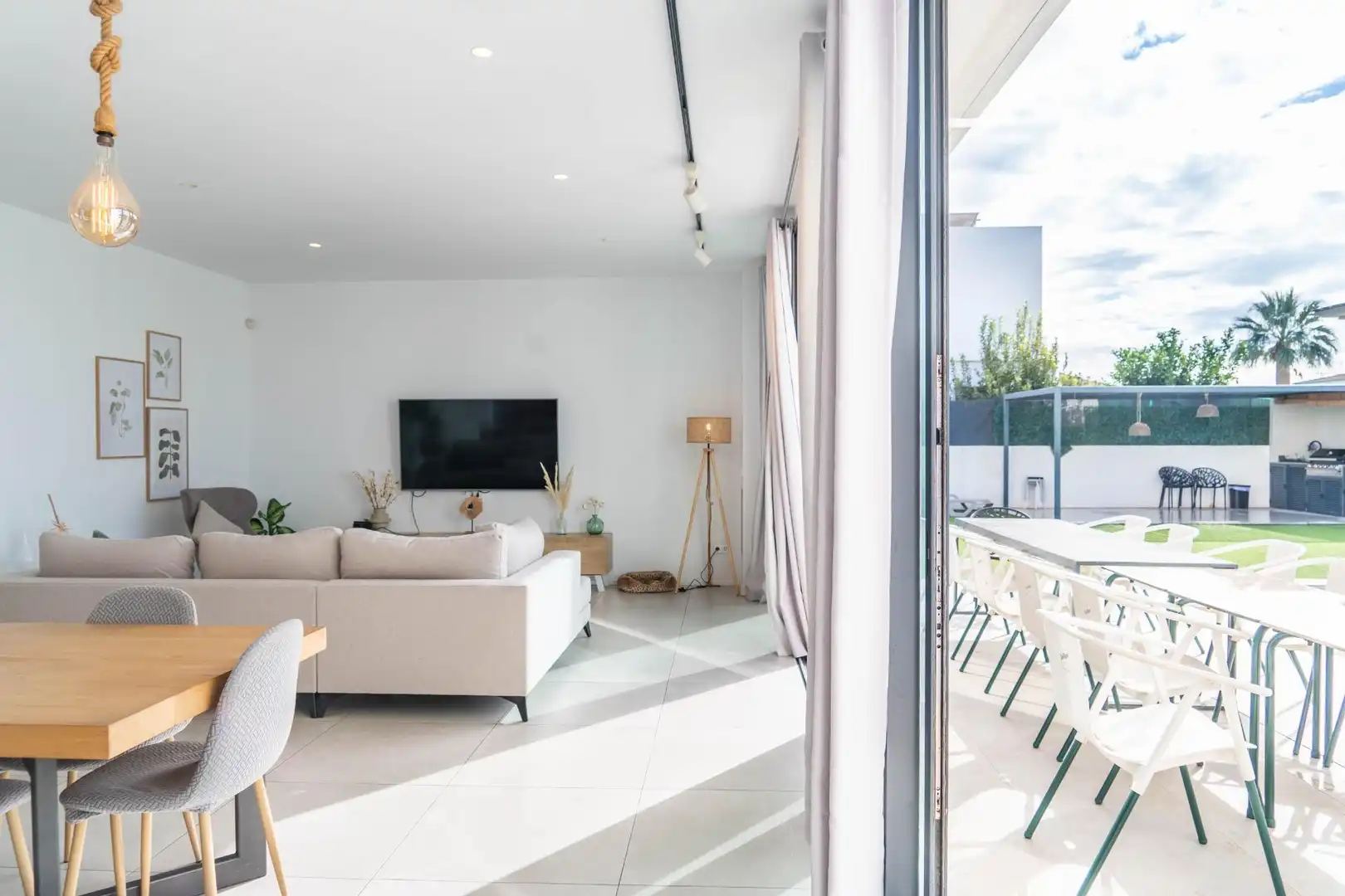 Sala d'estar de Casa o xalet en venda en Marratxí amb Calefacció, Jardí privat i Terrassa