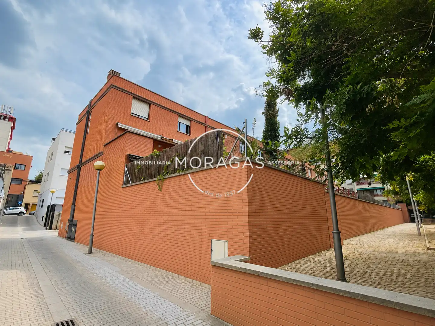 Vista exterior de Dúplex en venda en Granollers amb Aire condicionat, Calefacció i Terrassa