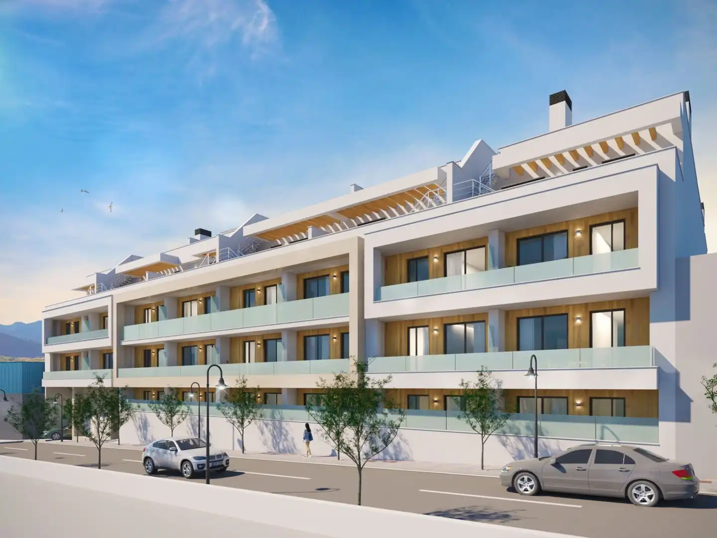 Vista exterior de Apartament en venda en Mijas amb Aire condicionat, Calefacció i Traster