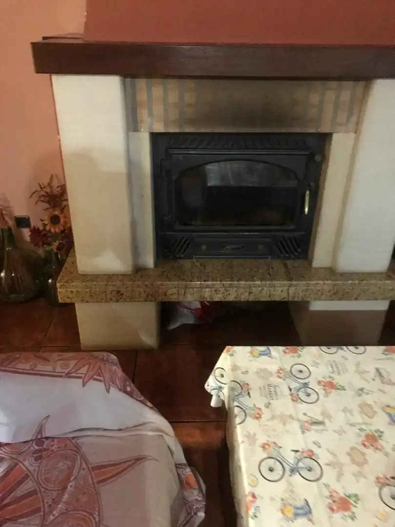 Sala de estar de Finca rústica de alquiler en Navarrete con Calefacción, Jardín privado y Parquet
